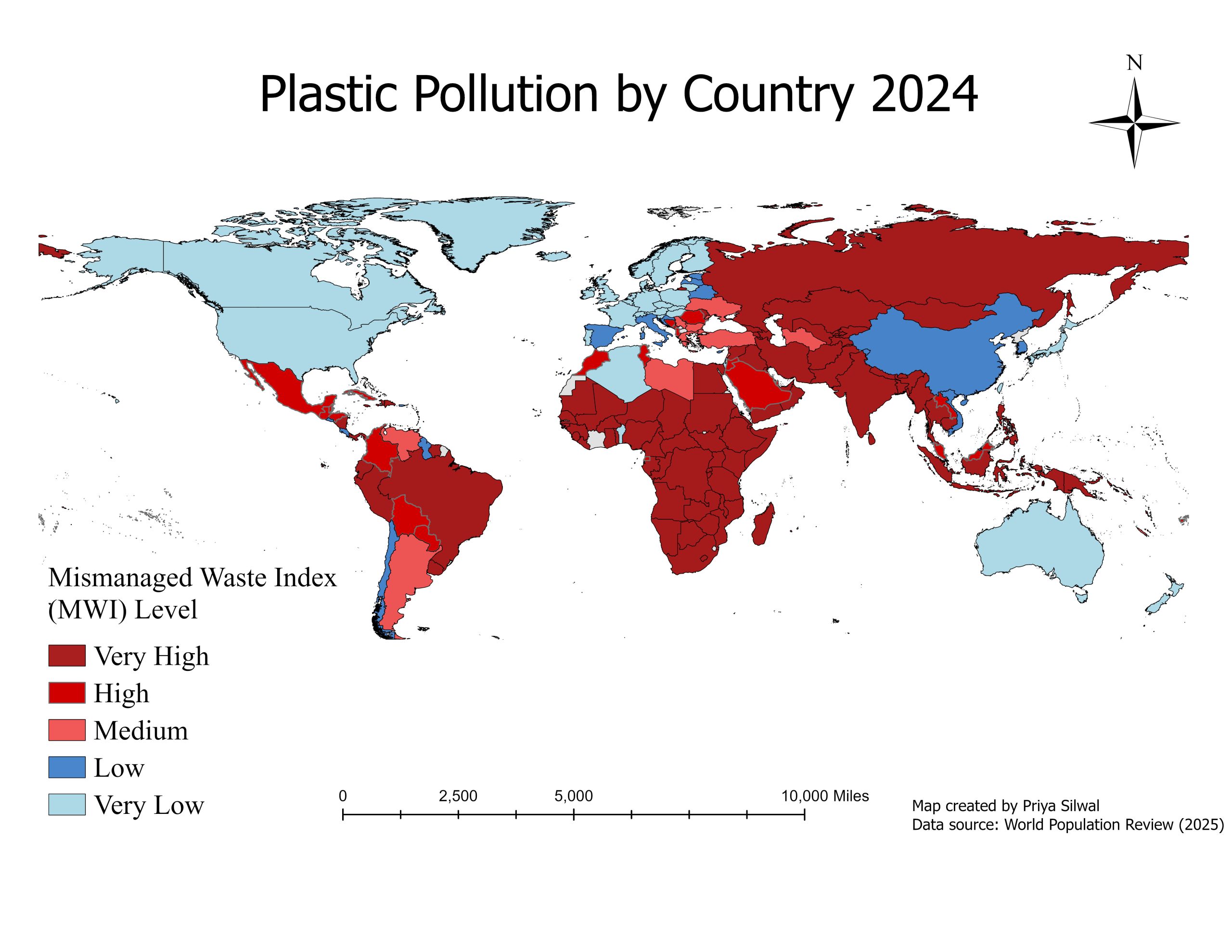 Map Of The Week Plastic Pollution By Country 2024 UBIQUE